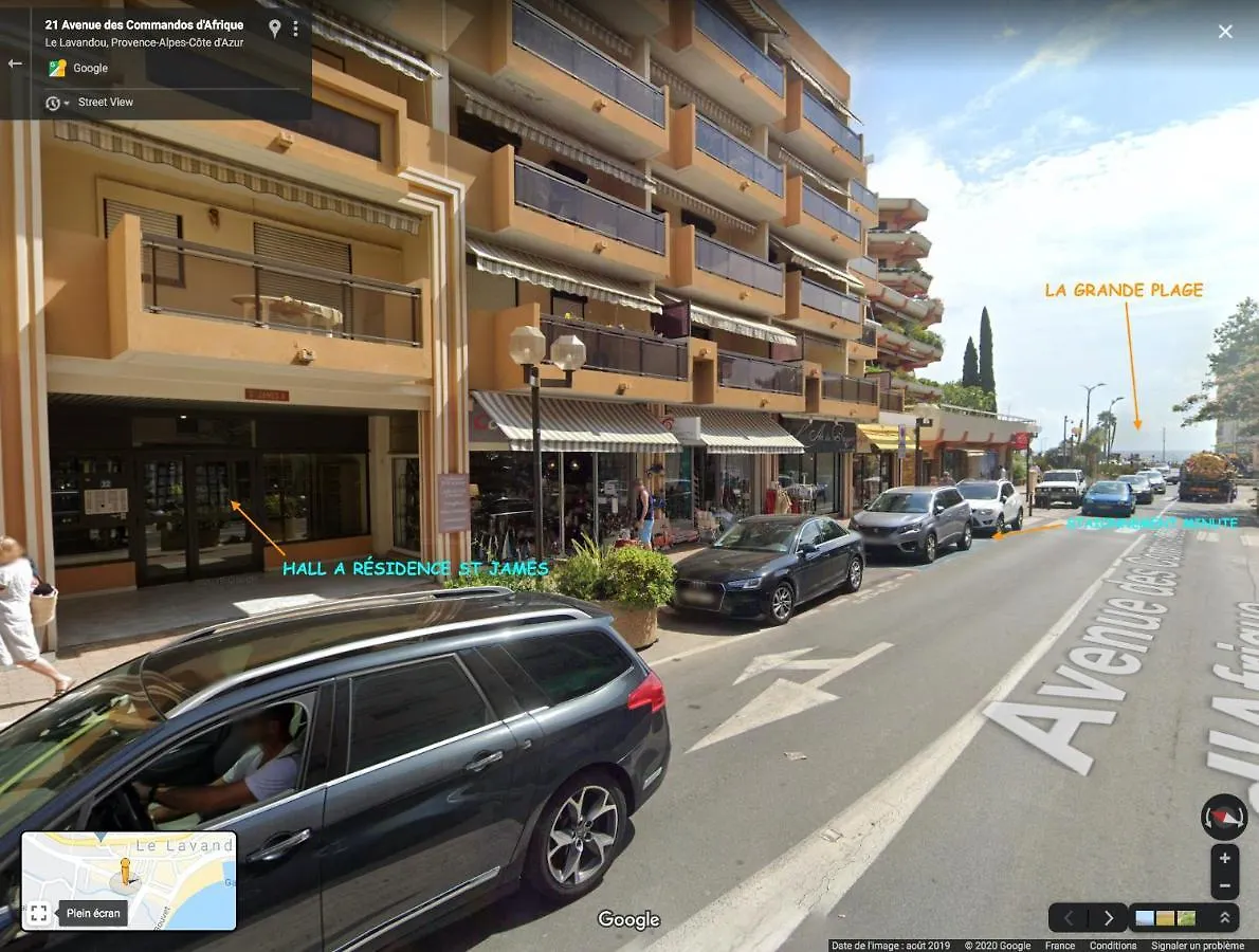 Residence Le St James location